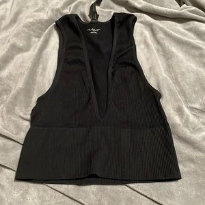 UO Plunge Ribbed Bralette